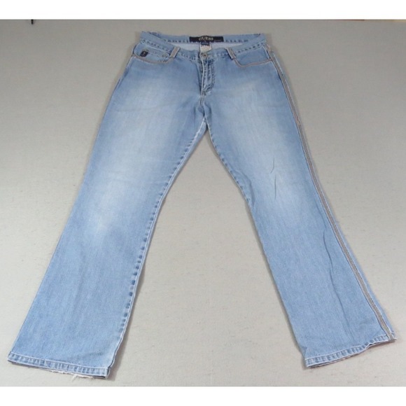 Guess Other - VTG Guess Jeans Mens 31 Light Wash Straight Leg Cotton Denim Classic USA Y2K 90s